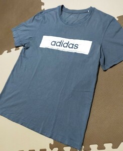 ☆ATS-828 アディダス 半袖 Tシャツ ライトグレー サイズ L