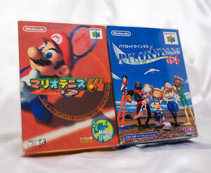 マリオテニス64 + パイロットウイングス64 N64 ソフトセット (Mario Tennis 64 + Pilotwings 64) ニンテンドー64 任天堂 ニンテンドウ64