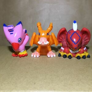 3 body комплект digimon yutaka палец кукла фигурка piyomon bird lamongarudamon.