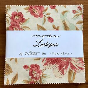 USAコットン moda チャームパック Larkspur パッチワークキルト ハンドメイド