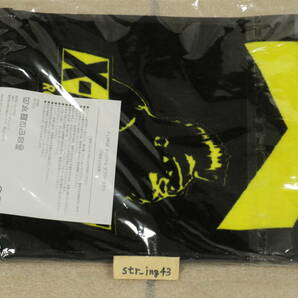 未使用 XLARGE タオル 黒×黄色 AIR JAM 2016会場販売 MAN WITH A MISSION マンウィズ MWAM グッズ Hi-STANDARD ハイスタ エクストララージの画像2