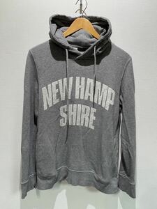 * HARE Hare crack crack print sweat Parker gray super-beauty goods sizeS