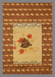 Art hand Auction [Authentic] ■Sakai Hōitsu■Autumn leaves■Edo period artist/poet■Hand-painted■Hanging scroll■Japanese painting■, Painting, Japanese painting, Flowers and Birds, Wildlife