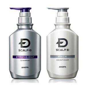 アンファー スカルプD/スカルプシャンプー(ストロングオイリー)&パックコンディショナー