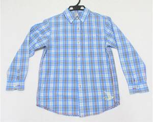 （中古）GAP　ストライプ　長袖シャツ　表記サイズM（10-12）　