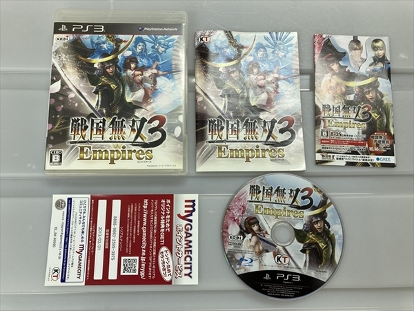 21-PS3-128　プレイステーション3　戦国無双3　empires　動作品　PS3　プレステ3