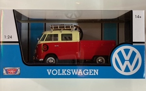 Volkswagen　Type2(T1)　Pickup　W/Roof Rack ミニカー　ダイキャストカー　1/24