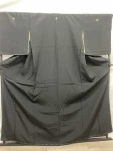 黒留袖　着物　留袖　正絹　紋付き　呉服　仕付け糸つき　仕付け糸　916-2k