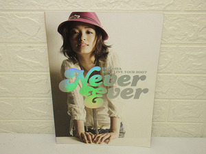 ★si1610　上戸彩　Never Ever　ライブパンフレット　BEST LIVE TOUR　2007　UETO AYA　歌手　ライブグッズ★