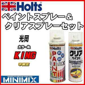 ペイントスプレー 光岡 KING 不夜王 Holts MINIMIX クリアスプレーセット