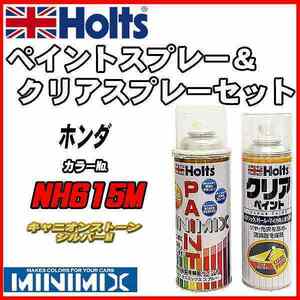 ペイントスプレー ホンダ NH615M キャニオンストーンシルバーM Holts MINIMIX クリアスプレーセット