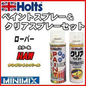 ペイントスプレー ローバー HAW ケンジントンパール Holts MINIMIX クリアスプレーセット