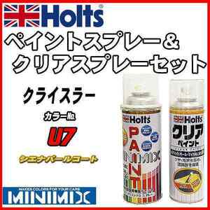 ペイントスプレー クライスラー U7 シエナパールコート Holts MINIMIX クリアスプレーセット