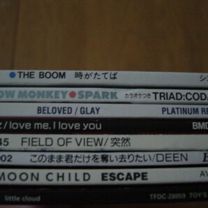 8cmシングルCD8枚 B'z、GLAY、THE BOOM、DEEN、FIELD OF VIEW、MOON CHILD、THE YELLOW MONKEY、SOPHIAの画像4