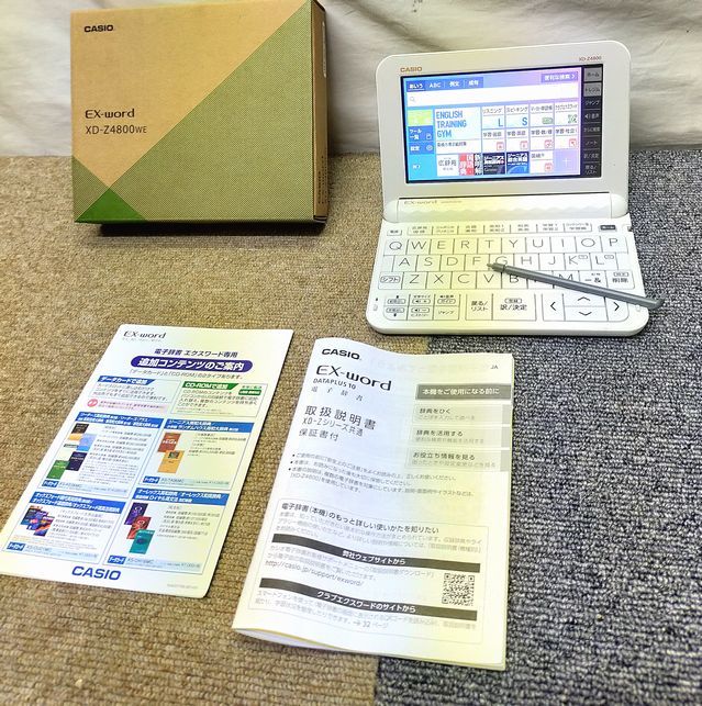 2023年最新】ヤフオク! -カシオ 電子辞書 ex-word xd-z4800の中古品