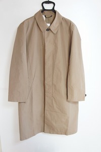 14AW N.HOOLYWOOD ミスターハリウッド ステンカラー コート ポリエステル コットン バルカラー ベージュ 36 142-CO04 922L