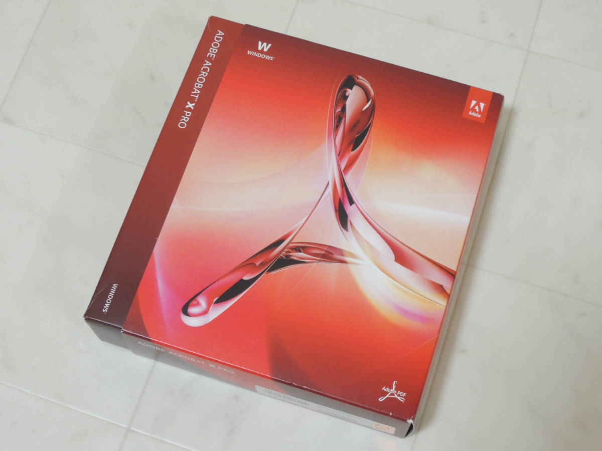 人気激安 (中古品)【旧製品】Adobe Windows版 Pro X Acrobat - その他 - labelians.fr