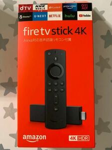 【新品未開封・送料無料】Fire TV Stick 4K Alexa対応音声認識リモコン付属