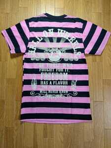 新品 SKULL FLIGHT ボーダー Tシャツ CARIFOLNIA LINE FREE RIDE CREW スカル フライト カリフォルニア ライン フリー ライド クルー