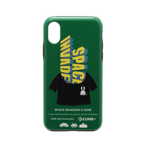 [ 新品未開封 限定品 ] CUNE 25th COLLAB iPhone cover 25周年記念 iPhoneケース X/XS用 スペースインベーダー LOGO TAITO