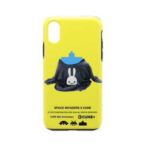 [ 新品未開封 限定品 ] CUNE 25th COLLAB iPhone cover 25周年記念 iPhoneケース X/XS用 スペースインベーダー CANNON TAITO