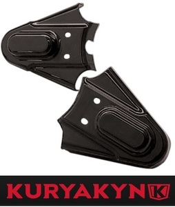 長期在庫品 処分 KURYAKYN 8202 1986-2007 ファントムカバー 黒 LED無し Phantom Covers Black Softail