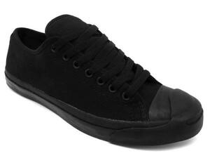  Converse Jack purcell black monochrome -m6 -inch 24.5cm regular goods canvas cup insole 