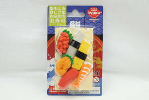 イワコー おもしろ けしごむ お寿司 SUSHI ER-961082 新品 未開封品 希少品 ☆ 日本製 ☆ PUZZLE ERASER omokeshi set 03 ☆ iwako