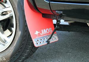 JAOS マッドガードIII フロントセット レッド ジムニー JB23系 ALL 98.10-18.02用 B621512F ※適合確認