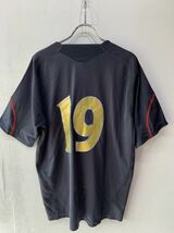 【人気】UTU　サッカー　ユニホーム　メンズ　XL　サイズ　大きいサイズ　黒／ブラック　金/ゴールド　COOL　EVER　　K974_画像5