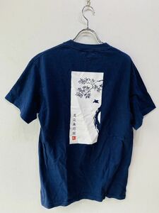 【人気】Adachi　museum　of　art　/足立美術館　Tシャツ　紺/ネイビー　メンズ　フリーサイズ　K1019