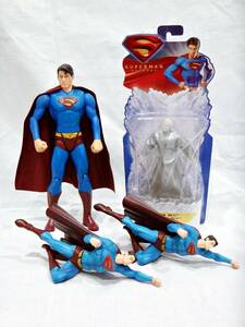 スーパーマン リターンズ フィギュア 4セット マテル Superman Returns DC comics