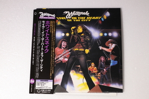 WHITESNAKE/ live *** in * The * Heart *ob* The * City / white Sune ik/ paper jacket specification /2CD/ Japanese record 