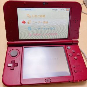 任天堂 New3DSLL Nintendo Nintendo 3DS レッド アダプター 本体
