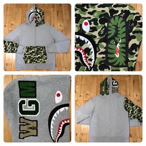 ★激レア★ NW20周年記念 ABC camo シャーク パーカー Lサイズ shark full zip hoodie a bathing ape bape エイプ ベイプ 迷彩 NIGO cb5