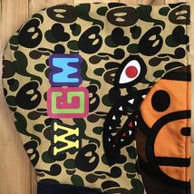 ★2XL★ マイロ シャーク パーカー milo shark full zip hoodie a bathing ape BAPE camo エイプ ベイプ アベイシングエイプ XXL 迷彩 5tt_画像3