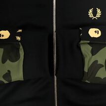 ★新品★ FRED PERRY × BAPE TRACK JACKET XLサイズ a bathing ape フレッドペリー エイプ ベイプ アベイシングエイプ BAPE camo ジャージ_画像5