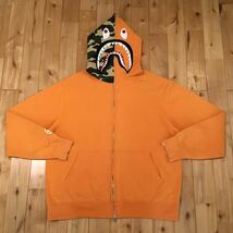 2006年 3rd シャーク パーカー Lサイズ shark full zip hoodie orange a bathing ape bape エイプ ベイプ アベイシングエイプ 1st camo faj_画像1
