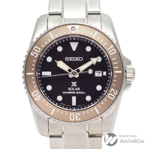 セイコー SEIKO 腕時計 SBDN071 プロペックス ダイバースキューバ SS ブラウン文字盤 箱・保付 未使用品 送料無料