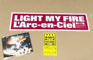 L'Arc〜en〜Ciel LIGHT MY FIRE ライブ ポスターLIVE ラルク ラルクアンシエル hyde クーポン