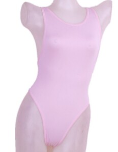 ★★コスプレ 透ける セクシー 水着+スリムショーツ = ピンク