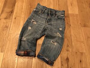 baby gap damage Denim pants jeans ji- bread 90 centimeter child 