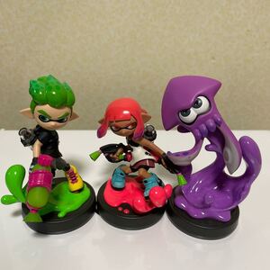 amiibo アミーボ スプラトゥーン ネオピンクガール ボーイ イカ