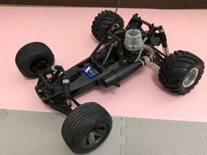 送料無料 HPI オフロードカー エンジンカー メカ付き ラジコン車体 バギー ジャンク レストアに シャーシ