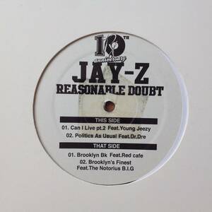 Jay-Z - Reasonable Doubt (10th Anniversary EP)
