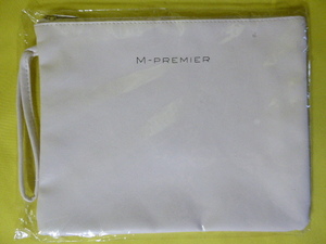 [m6389y z] M-PREMIER leather style clutch bag M pull mie
