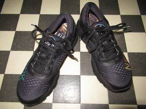 ★アシックス★美品　GEL-KAYANO 25 NYC　23.5ｃｍ　 BLACK/ BLACK 