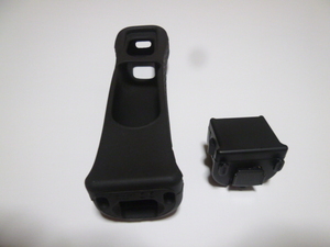 M012《送料無料　即日発送》Wii　モーションプラス　ジャケット　黒　ブラック（分解洗浄　動作確認済）リモコンカバー
