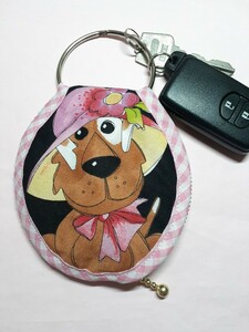 ロラライハリス キーリングポーチ ハンドメイド