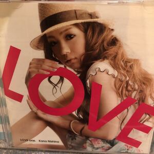 超レア!☆西野カナ/LOVEone.☆初回盤/CD＋DVD☆帯付き☆美品☆